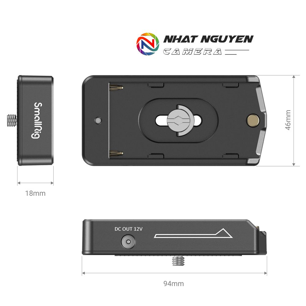 SmallRig NP-F Battery Adapter Plate Lite 3018