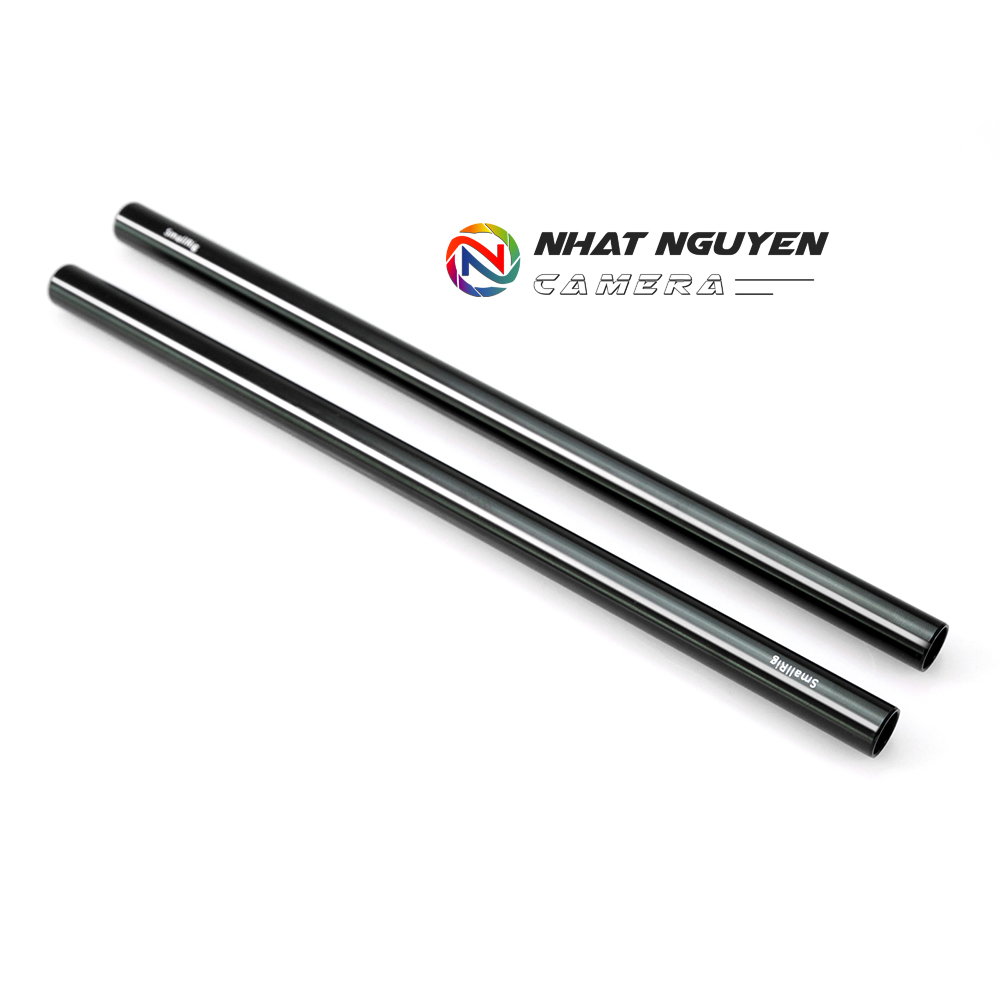 SmallRig 2pcs 15mm Black Aluminum Alloy Rod(M12-30cm) 12inch 1053