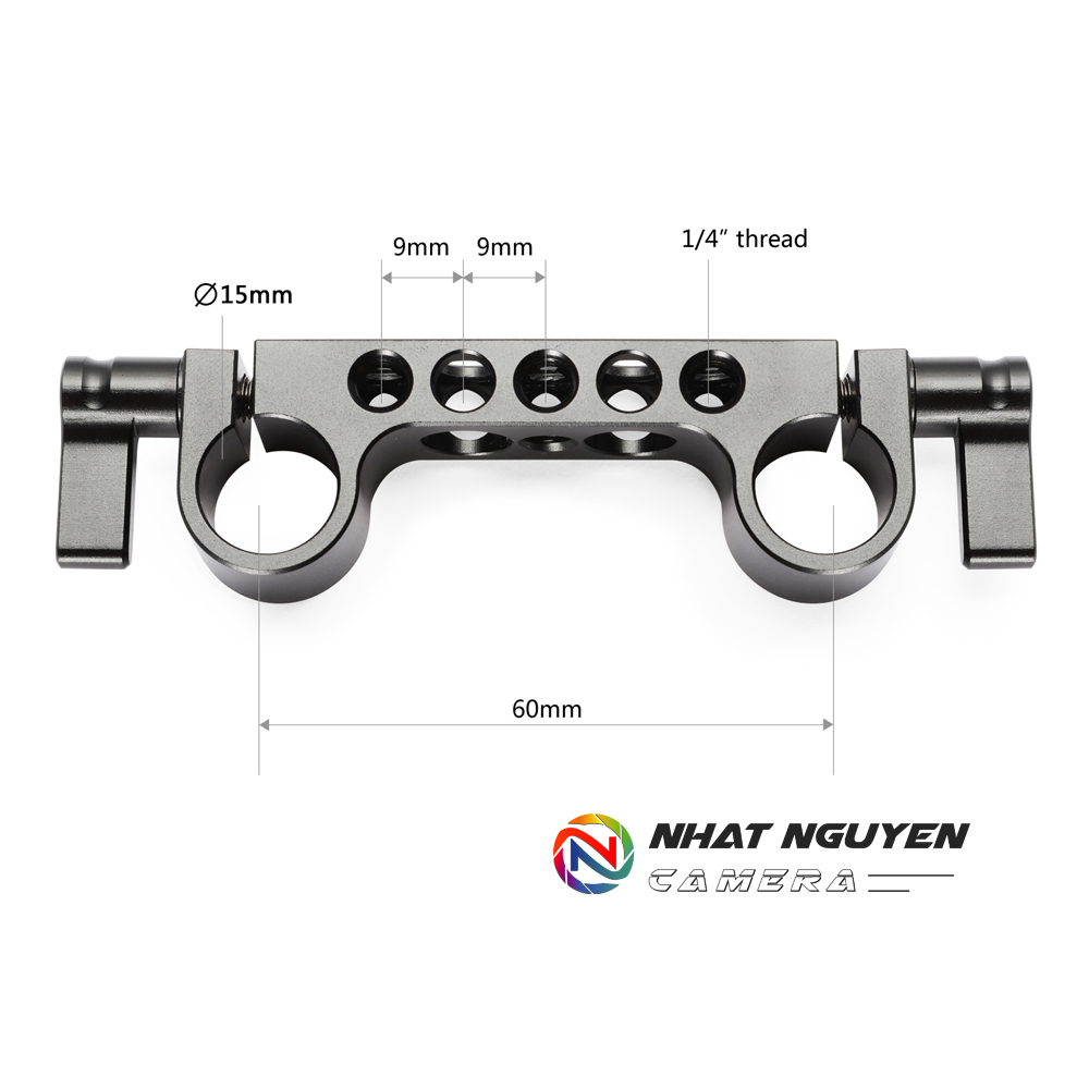 SmallRig Super Lightweight 15mm-Railblock (2pcs Pack) 2061