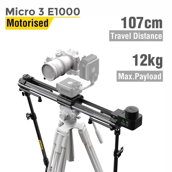 Micro3 E1000 Motorized kèm PONS Motorized Pan Head Slider Zeapon - Chính hãng