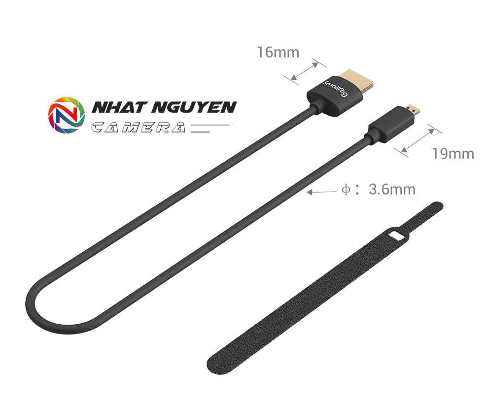 SmallRig Ultra Slim 4K HDMI Cable (D to A) 35cm 3042