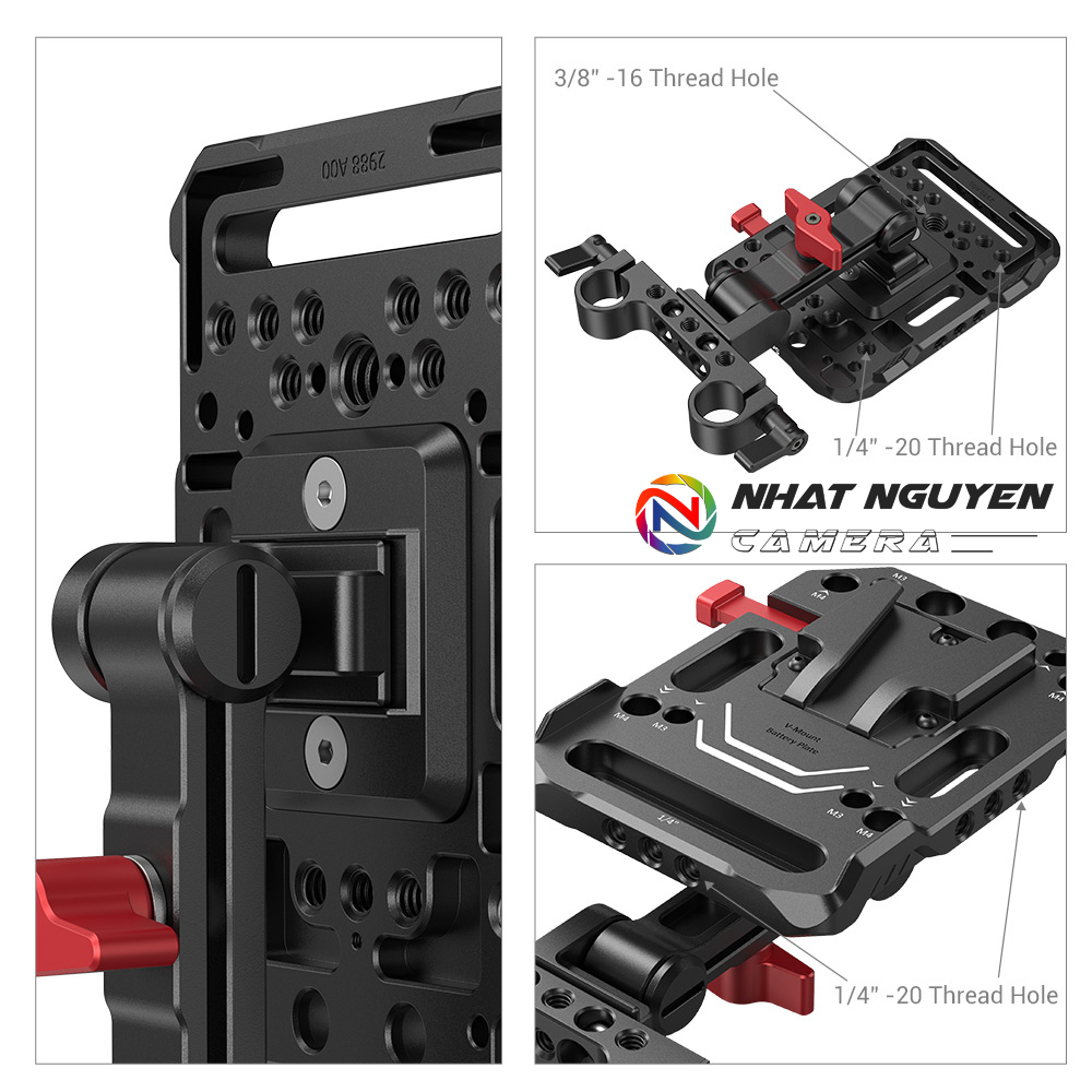 SmallRig V Mount Battery Plate with Adjustable Arm 2991