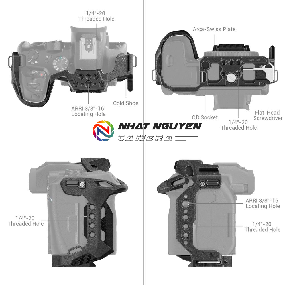 SmallRig “Black Mamba” Cage for Canon EOS R7 4003
