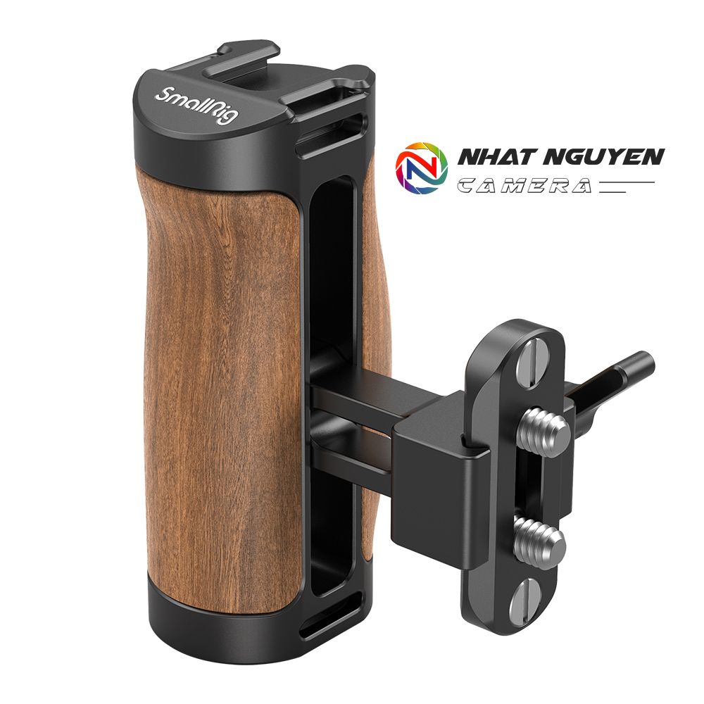 SmallRig Wooden NATO Side Handle (with Quick Release NATO Rail) 2978