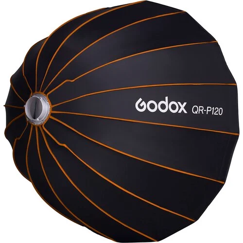 Softbox Dù Parabolic 120cm Godox - Softbox Godox Dù Parabolic QR-P120, Không kèm tổ ong