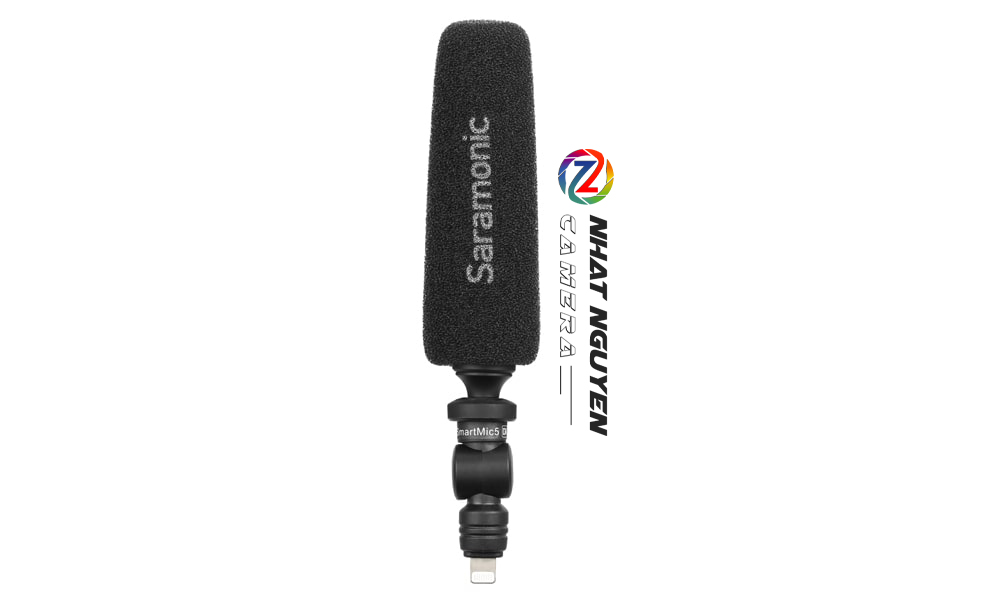 Micro thu âm nhỏ gọn SmartMic5 Di - Saramonic SmartMic5 Di (Đầu ra cổng lightning)_Chính hãng