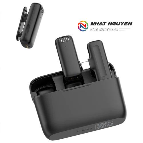 Micro cài áo Ulanzi J12 Wireless Lavalier Microphone System for iOS /android _Chính hãng