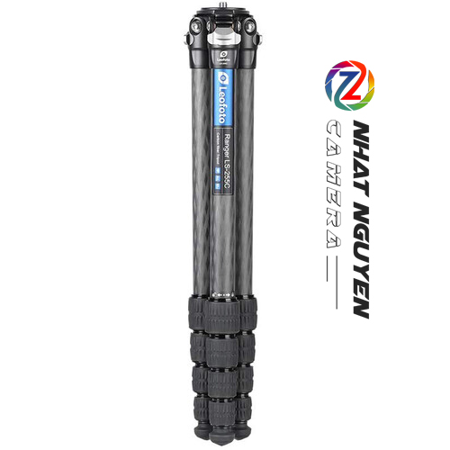 Chân máy bằng sợi carbon Leofoto LS-255C+LH-30 với Đầu bi & Cột giữa riêng biệt_Chính hãng