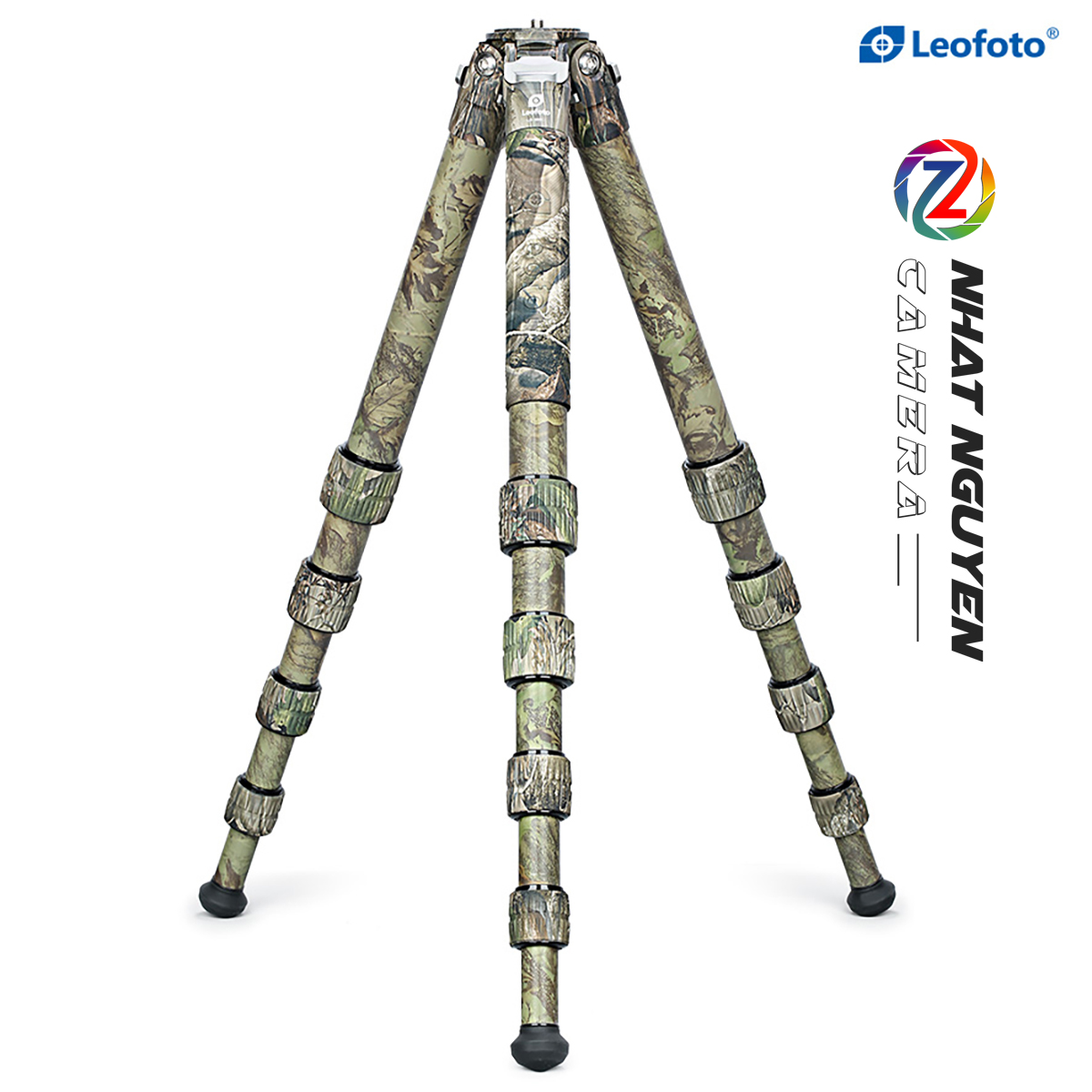 Tripod Leofoto LS-365C + đầu gimbal PG-1 Full Camo_Chính hãng