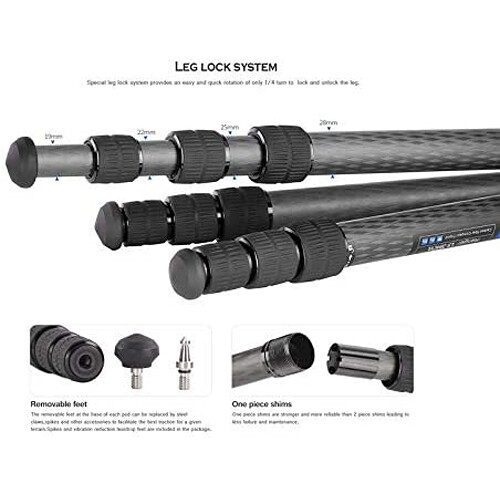 Chân tripod Leofoto LS-284CVL _Chính hãng