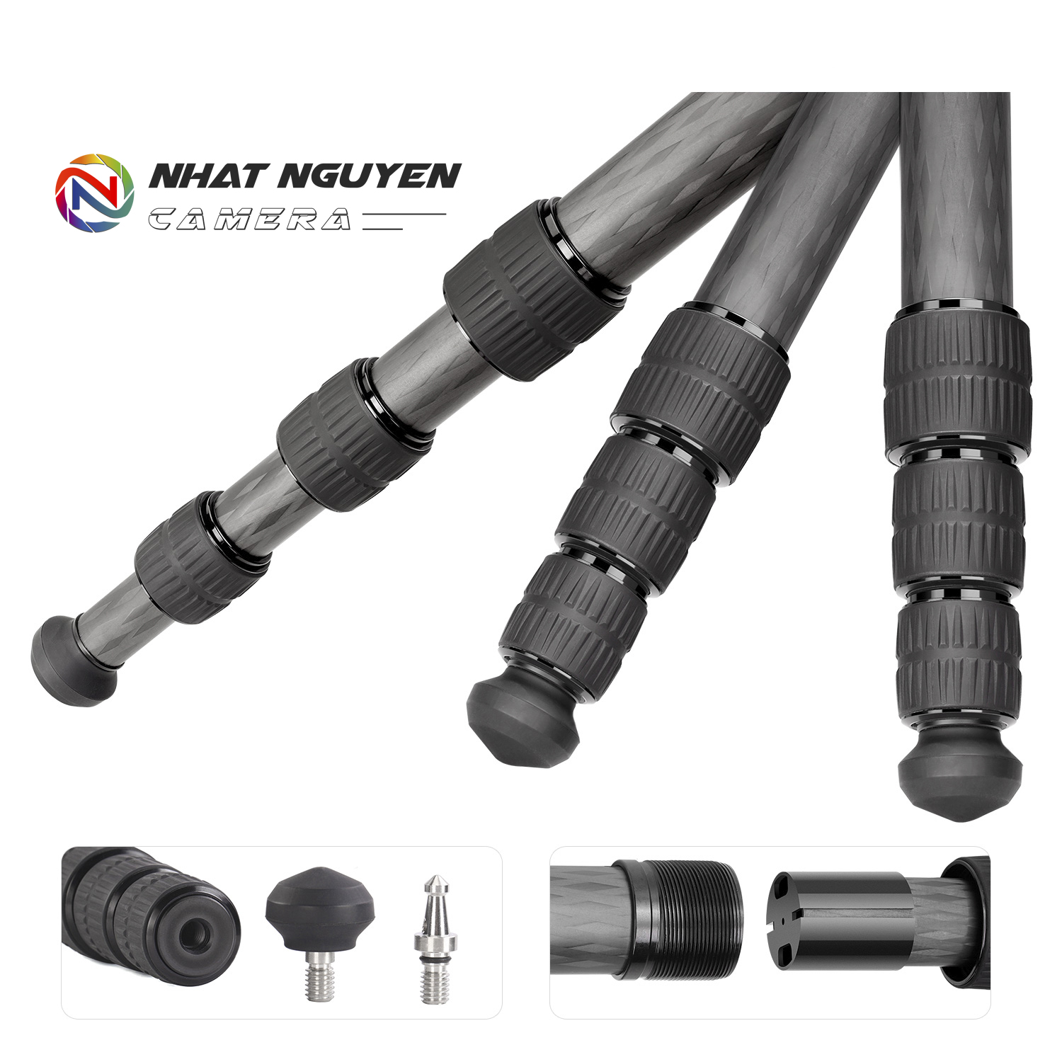 Chân tripod Leofoto LS-324CEX+ đầu quay BV-10_Chính hãng