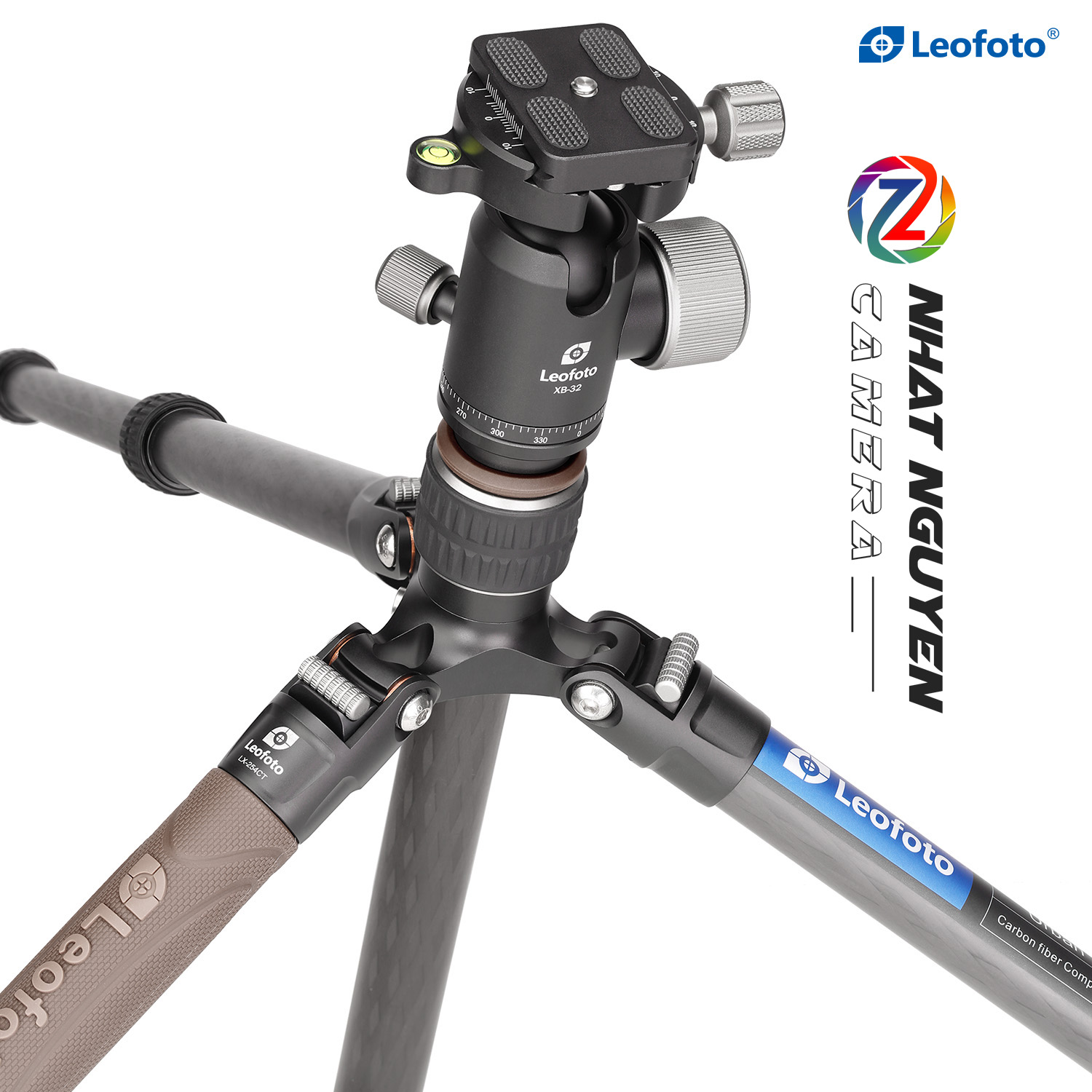 Chân tripod Leofoto LX-254CT + đầu ball XB-32_Chính hãng