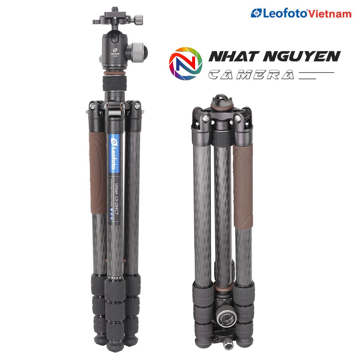 Chân tripod Leofoto LX-284CT + đầu ball XB-38 _Chính hãng