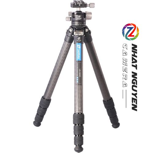 Chân tripod Leofoto LQ-324C + đầu ball LH-40_Chính hãng