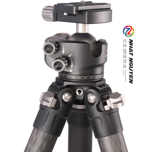 Chân tripod Leofoto LQ-324C + đầu ball LH-40_Chính hãng