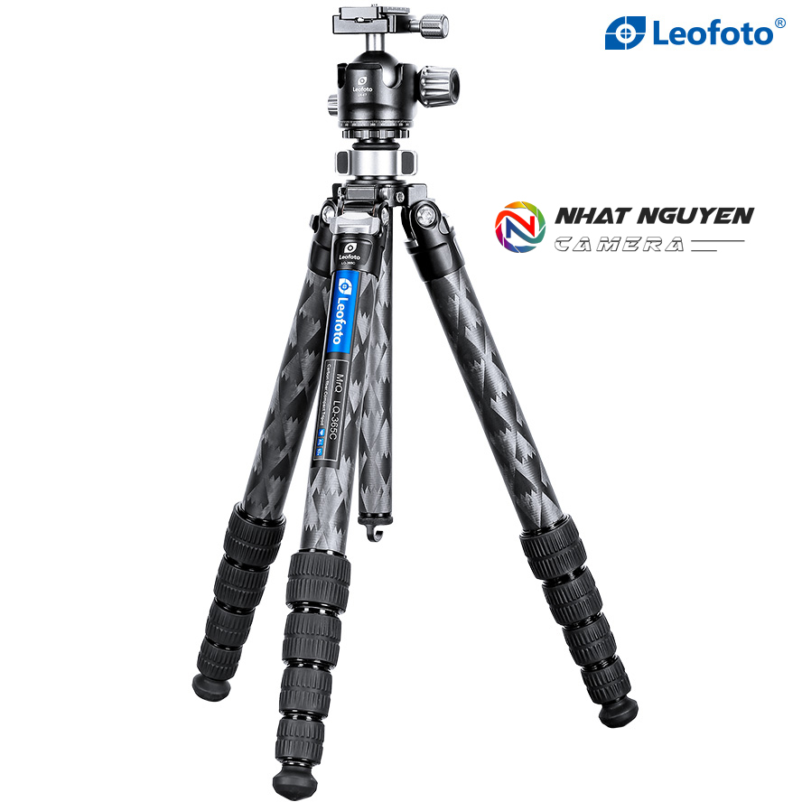 Chân tripod Leofoto LQ-365C + đầu ball LH-47_Chính hãng