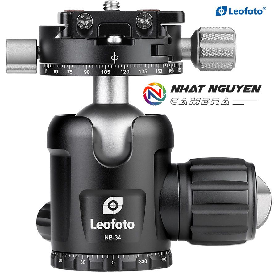 Đầu ball Leofoto NB-34 + plate NP-50_Chính hãng