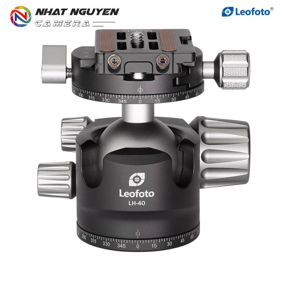 Đầu ball Leofoto LH-40R + plate NP-60_Chính hãng