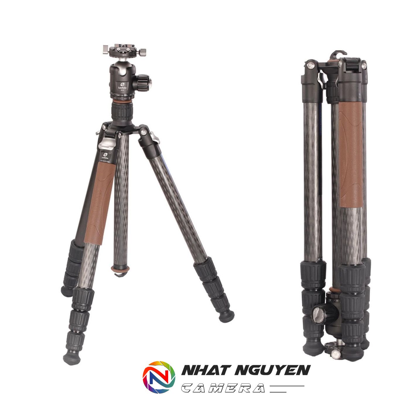 Chân tripod Leofoto LN-324CT + đầu ball NB-46_Chính hãng