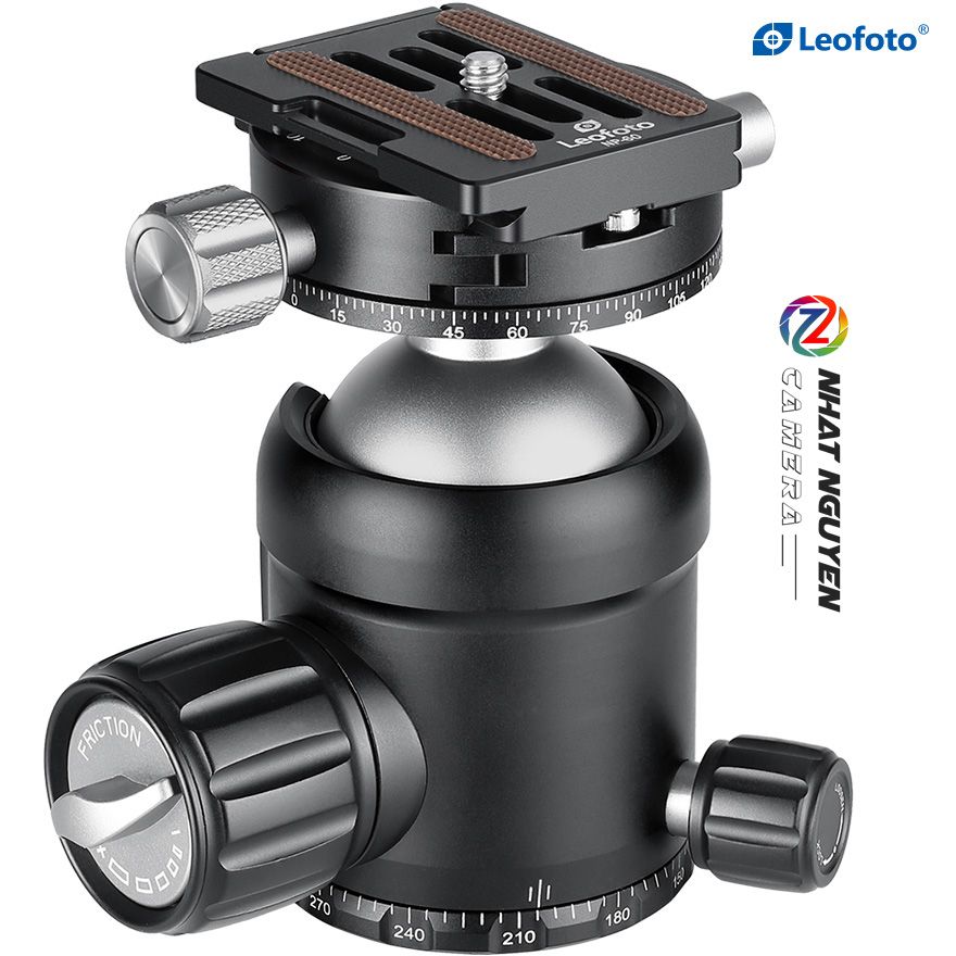 Đầu ball Leofoto NB-40 + plate NP-50_Chính hãng
