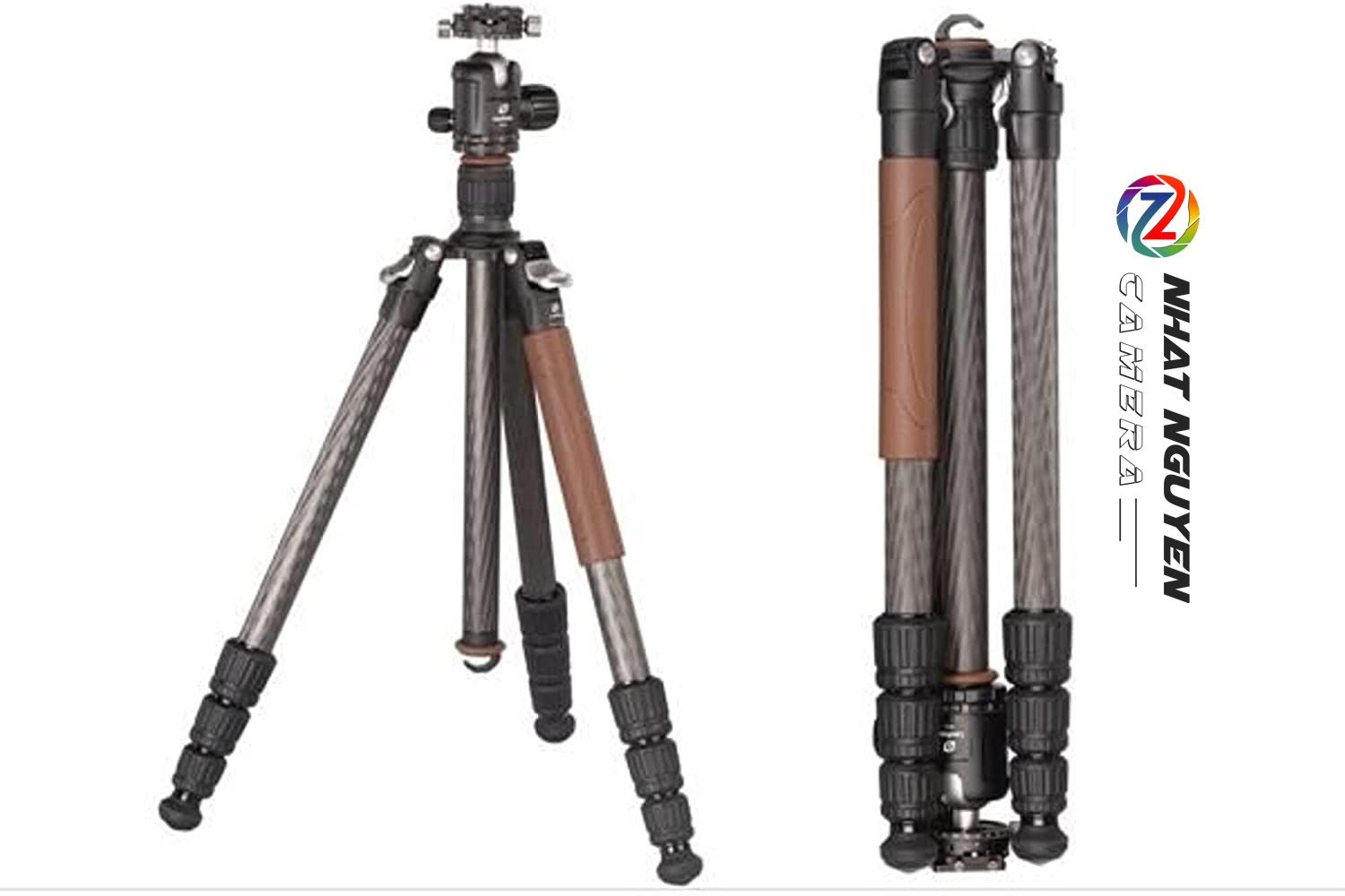 Chân tripod Leofoto LN-284CT + đầu ball NB-40_Chính hãng
