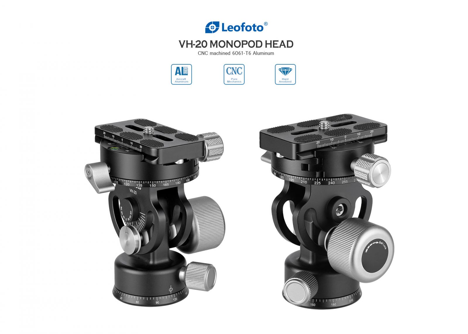 Đầu 2-Way Leofoto VH-20 _Chính hãng