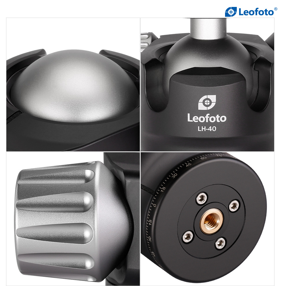 Đầu ball Leofoto LH-40R + plate NP-60_Chính hãng