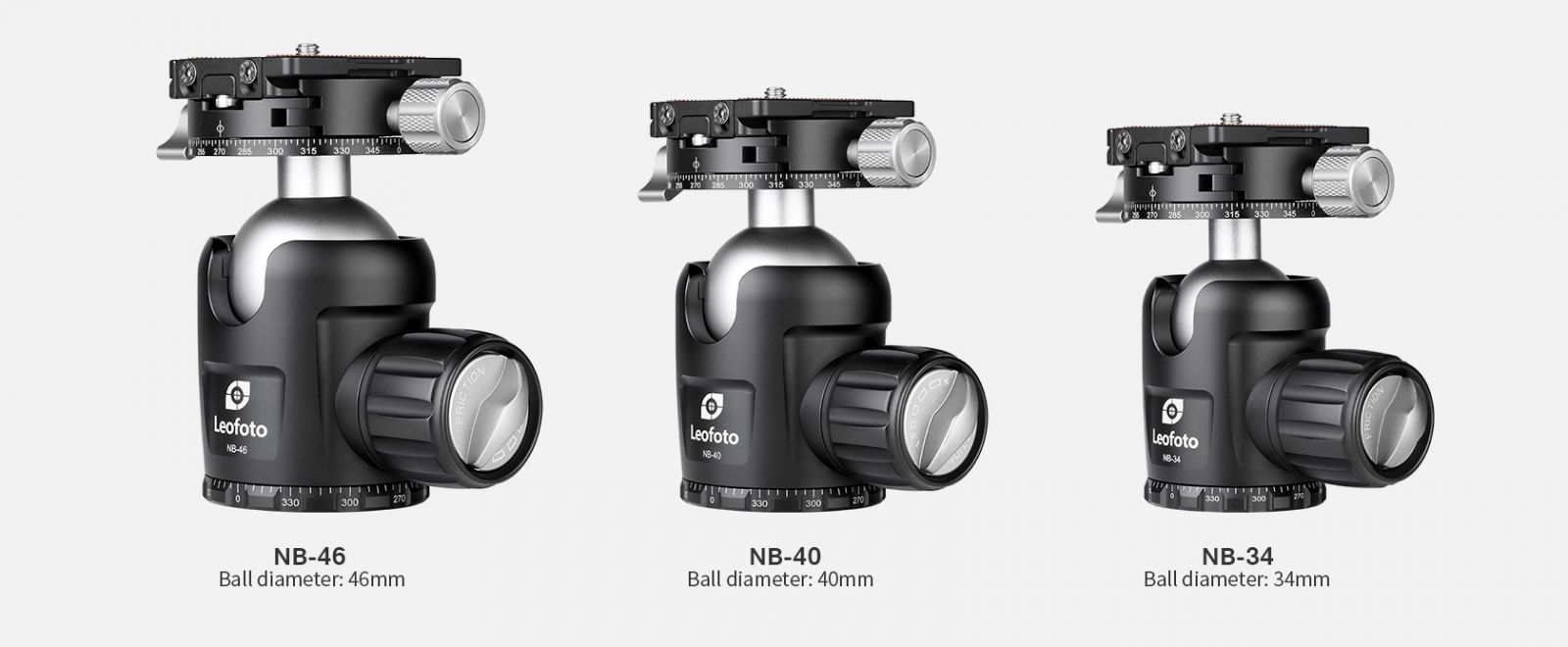 Đầu ball Leofoto NB-46 + plate NB-60_Chính hãng