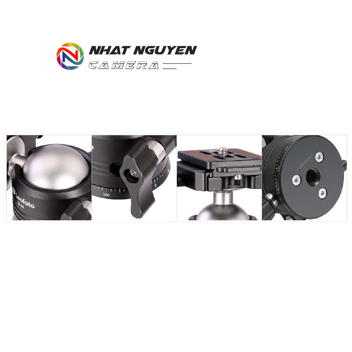 Đầu ball Leofoto EB-36 + plate NP-50S_Chính hãng