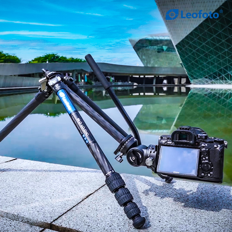 Chân tripod Leofoto LO-224C + đầu quay BV-1R _Chính hãng