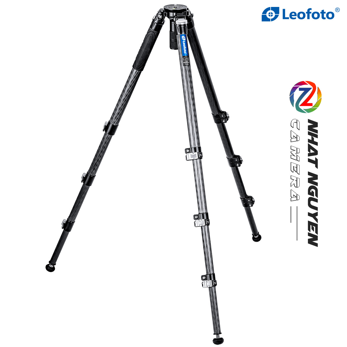 Chân tripod Leofoto LVM-324C + đầu quay BV-15_Chính hãng