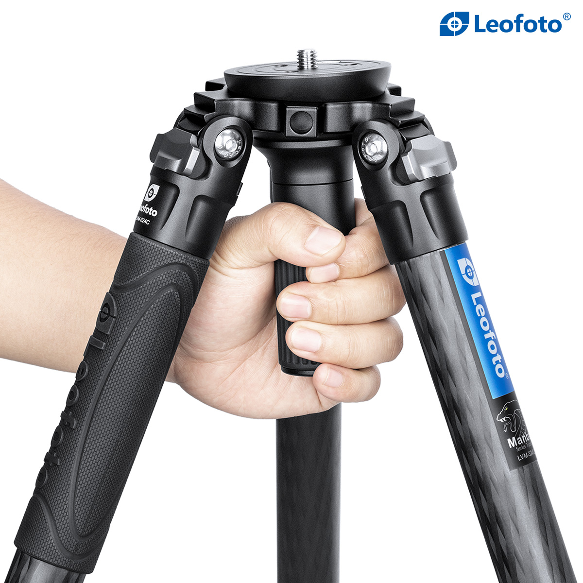 Chân tripod Leofoto LVM-324C + đầu quay BV-15_Chính hãng