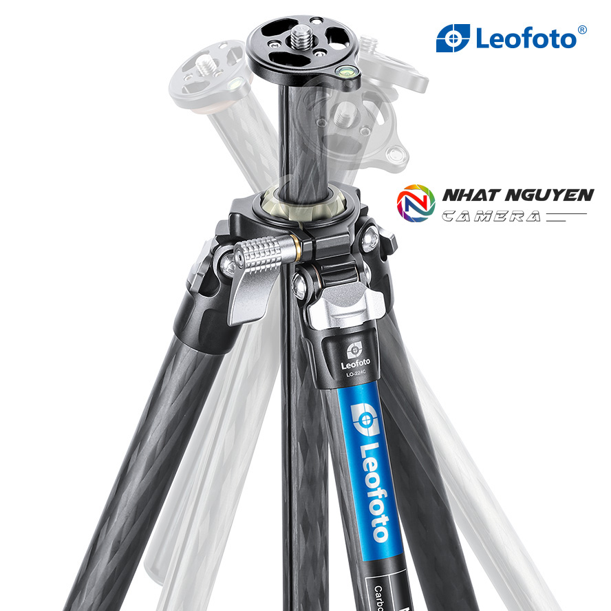 Chân tripod Leofoto LO-224C + đầu quay BV-1R _Chính hãng