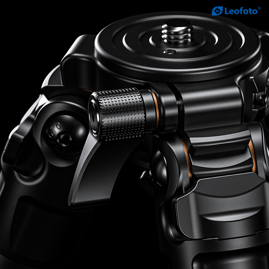 Chân tripod Leofoto LG-324C + đầu ball LH-40R ( Đen) _Chính hãng