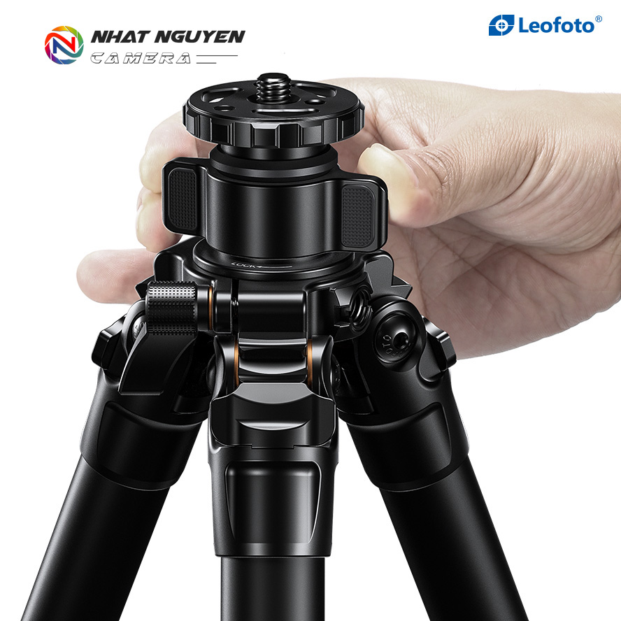 Chân tripod Leofoto LG-324C + đầu ball LH-40R ( Đen) _Chính hãng