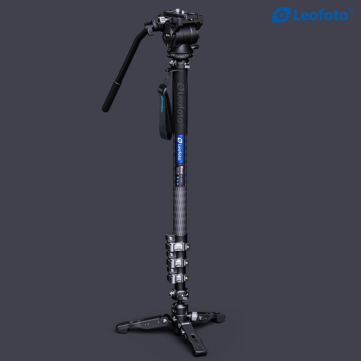 Chân monopod Leofoto MV-324CL + đầu quay BV-10_Chính hãng