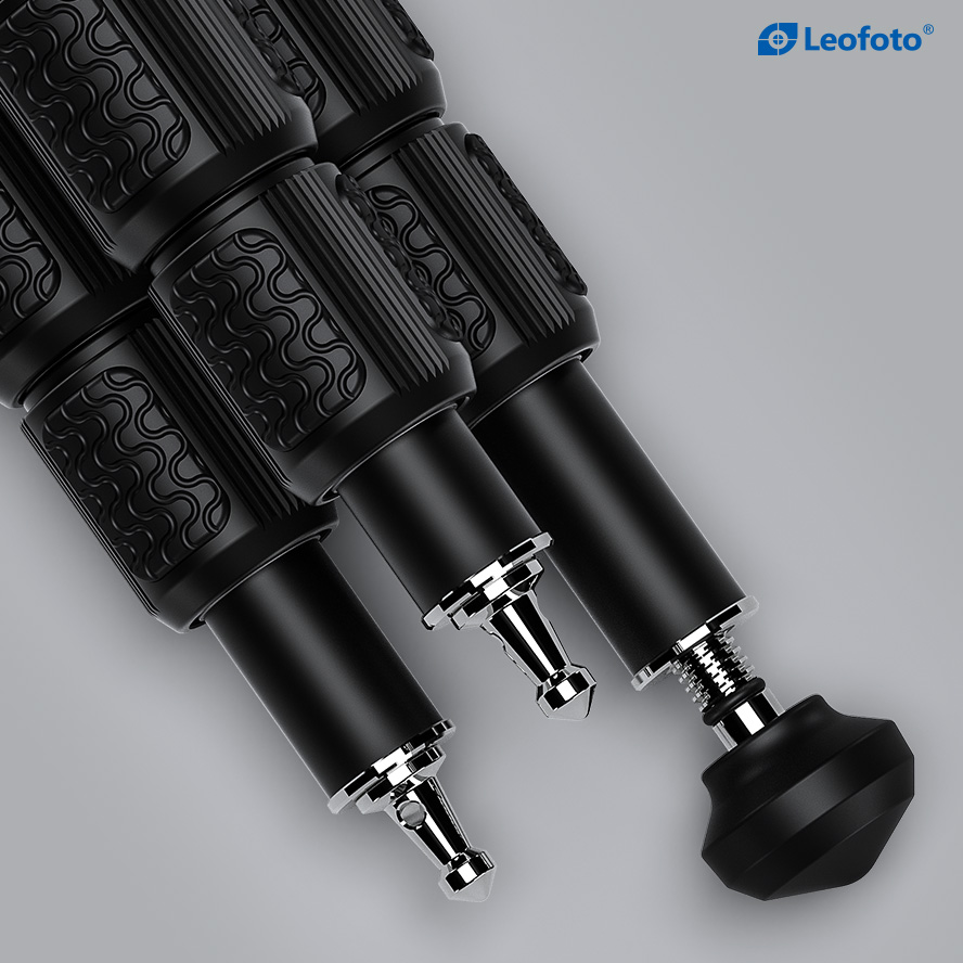 Chân tripod Leofoto LG-324C + đầu ball LH-40R ( Đen) _Chính hãng