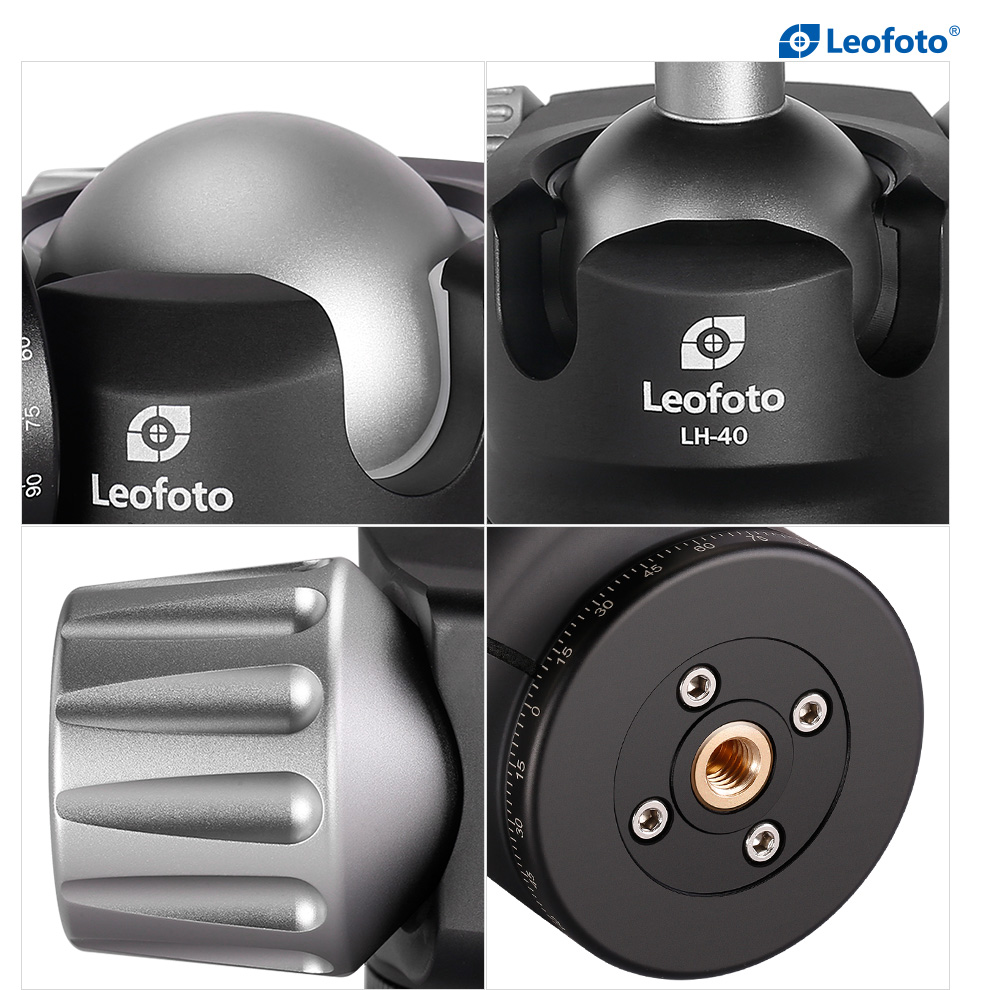Đầu ball Leofoto LH-40PCL + plate NP-60_Chính hãng
