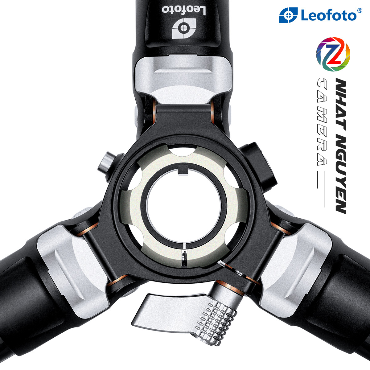 Chân tripod Leofoto LV-324C + đầu quay BV-10_Chính hãng