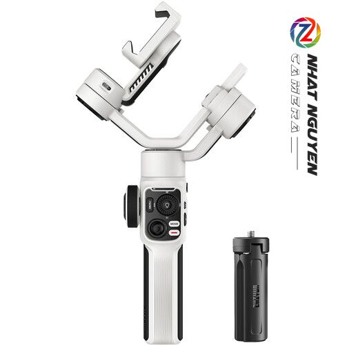 Gimbal chống rung Zhiyun SMOOTH 5S Pro Combo dành cho điện thoại - Màu Trắng - Bảo hành 12 tháng