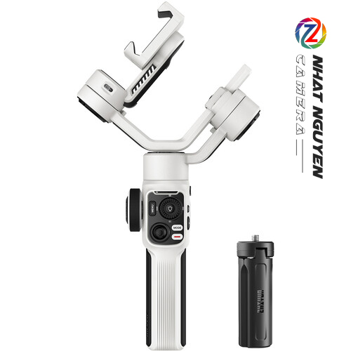 Gimbal chống rung Zhiyun SMOOTH 5S Pro dùng cho điện thoại (White) - Bảo hành 12 tháng