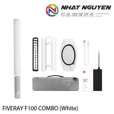 Đèn LED Zhiyun FIVERAY F100 LED Light Stick COMBO (White) - Bảo hành 12 tháng