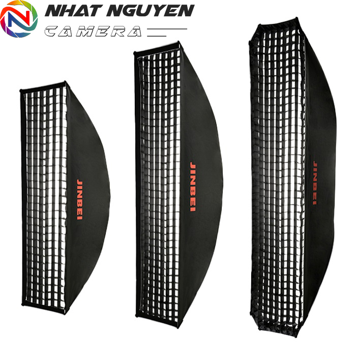 Softbox Jinbei Thao Tác Nhanh KE 35x140cm kèm tổ ong