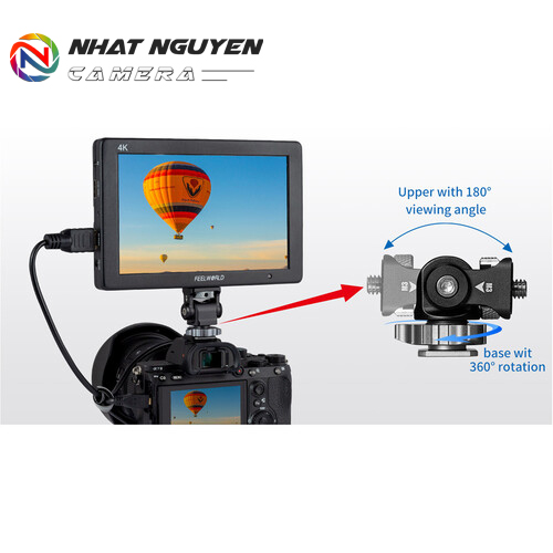 Màn hình FeelWorld T7 Plus 7" IPS On-Camera Monitor with 3D LUT, Waveform & Vectorscope