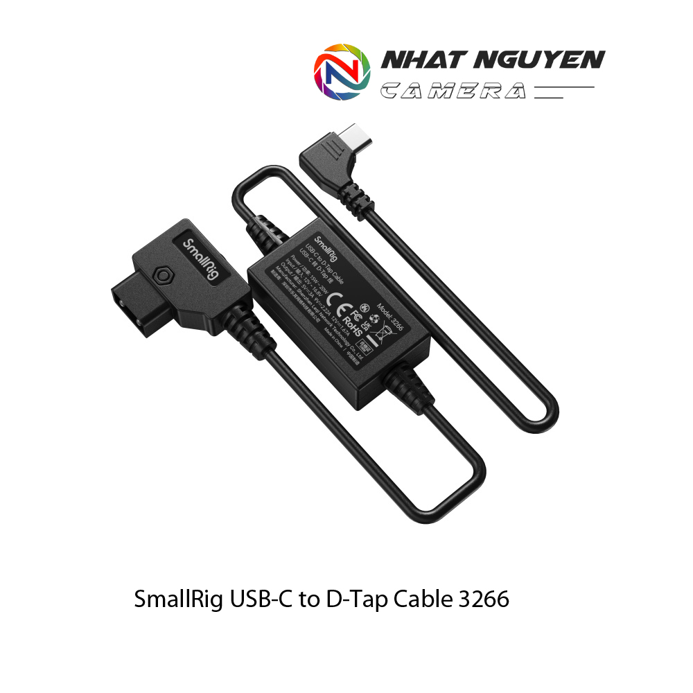 Cáp SmallRig USB-C to D-Tap Cable 3266