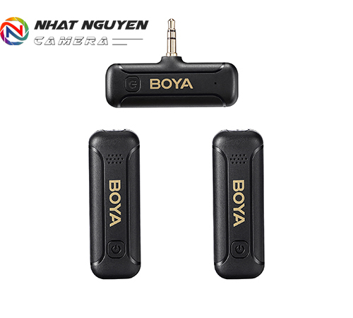 BY-WM3T2-M2 - Micro BOYA không dây dành cho máy ảnh cổng kết nối 3.5mm