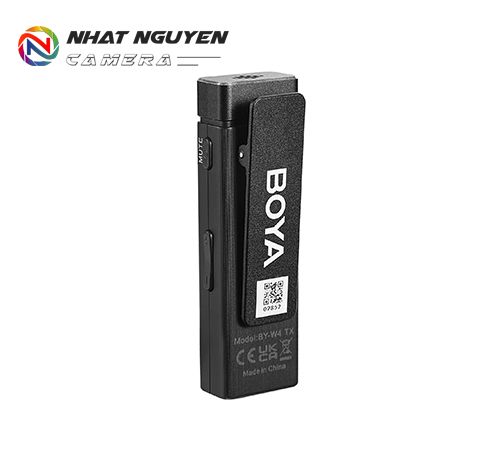 Boya BY-W4 - Micro Thu Âm Không Dây BY W4 Micro Wireless ( 4TX + 1RX) 4 người nói - Bảo hành 12 tháng