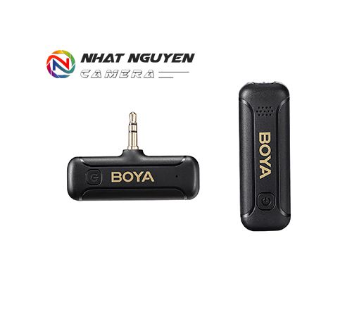 BY-WM3T2-M1 - Micro BOYA không dây dành cho máy ảnh cổng kết nối 3.5mm