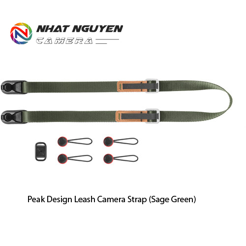 Peak Design Leash 2.0 - Camera Strap - màu Sage (Xanh xám)