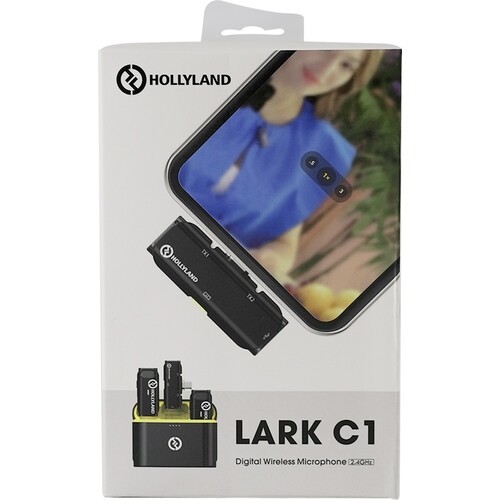 Hollyland LARK C1 DUO 2-Person Wireless Microphone cho Android - cổng USB-C